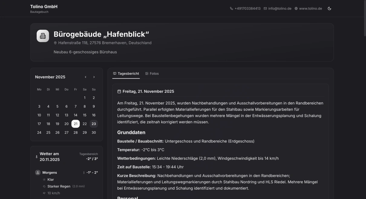 Baukraft Share Link Ansicht